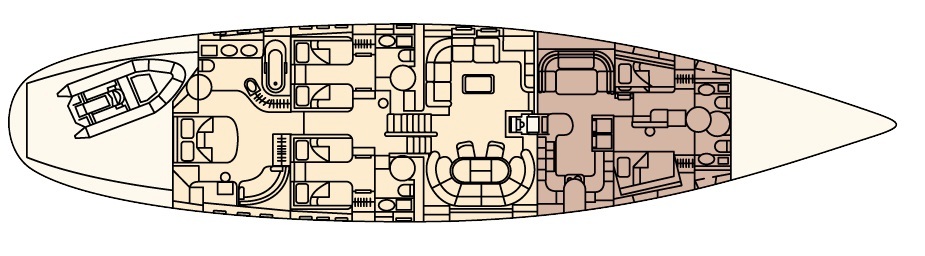 CELANDINE - Lower Deck Layout