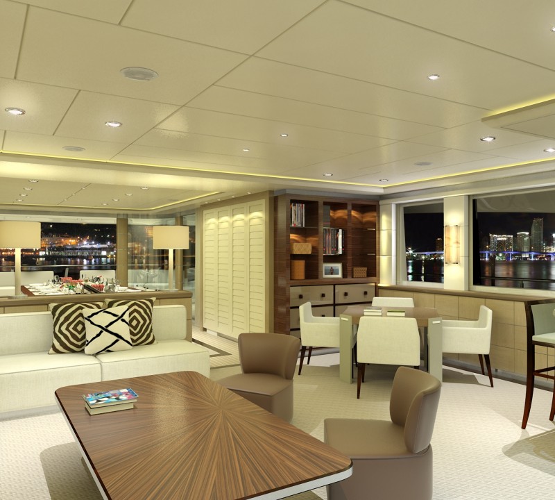 Catamaran Quaranta Salon