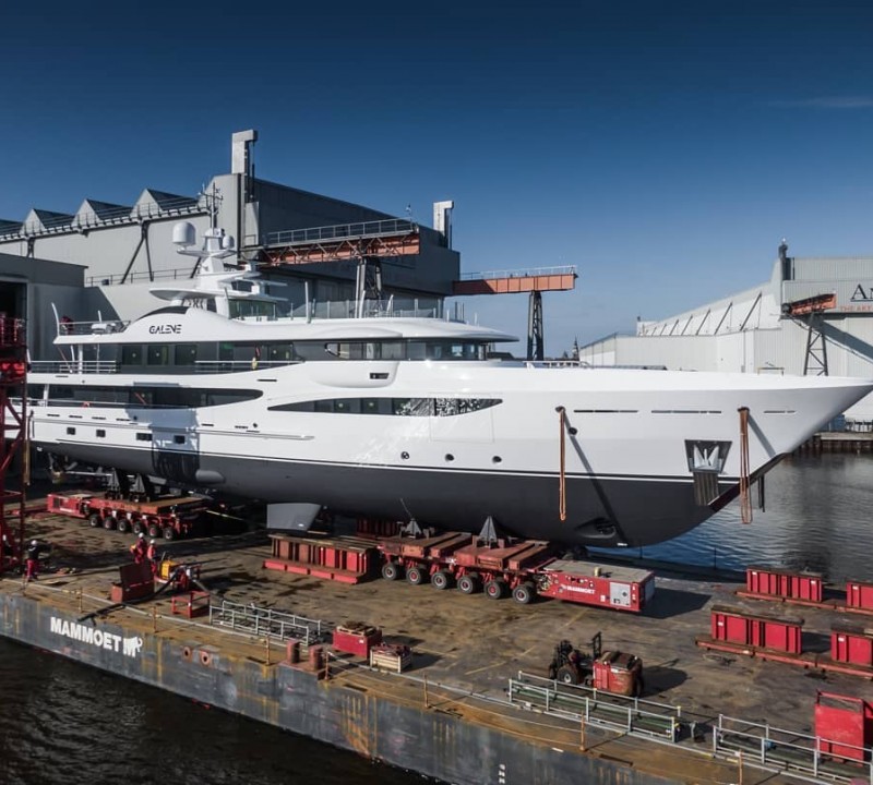 Charter Yacht GALENE Launched At AMELS