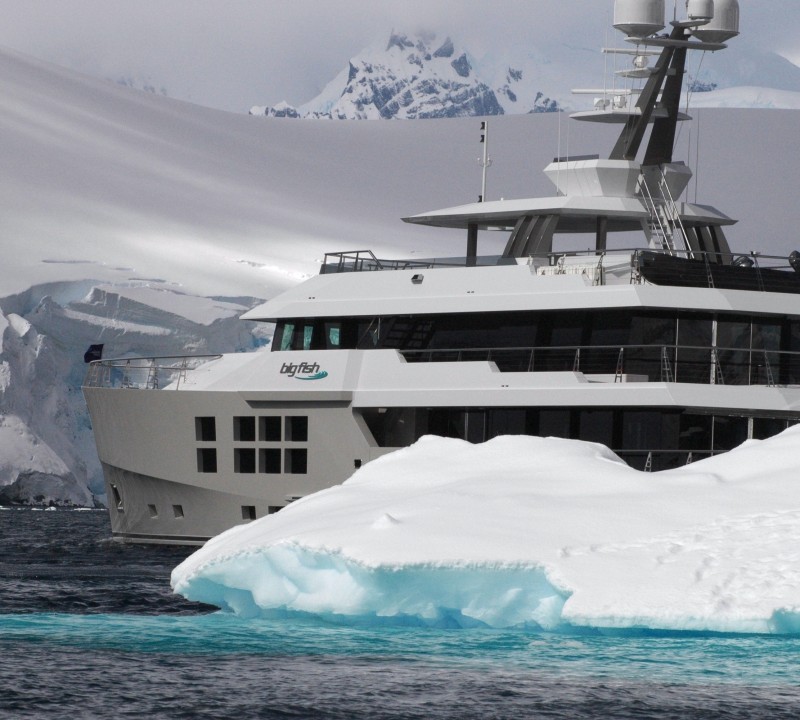 Explorer Yacht Big Fish on charter in Antartica