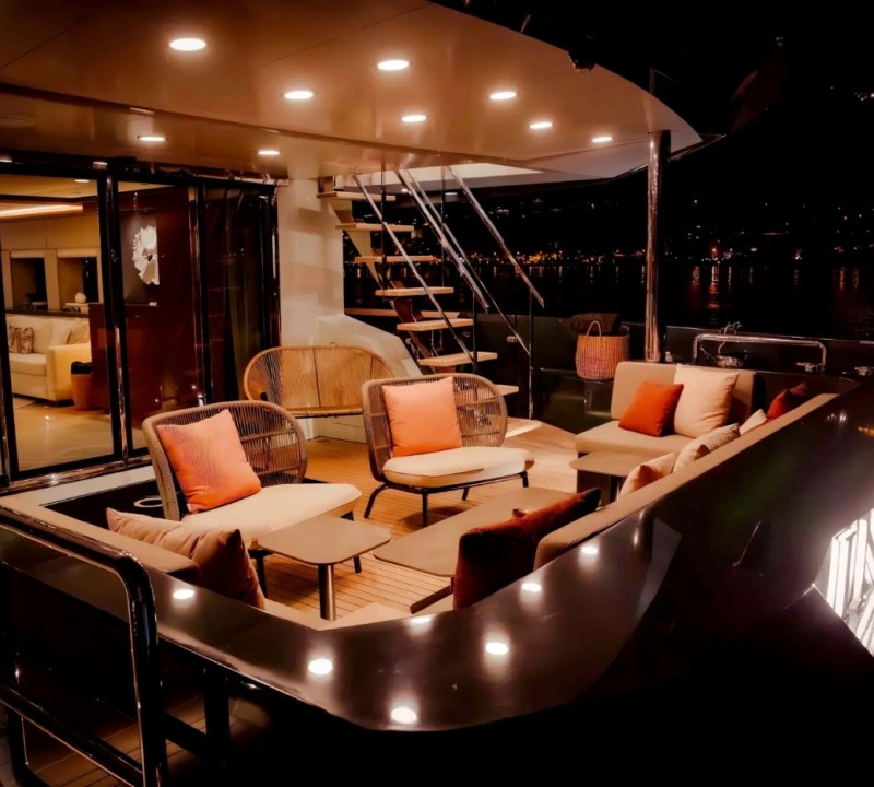Exterior Relaxation Area With Sea Views