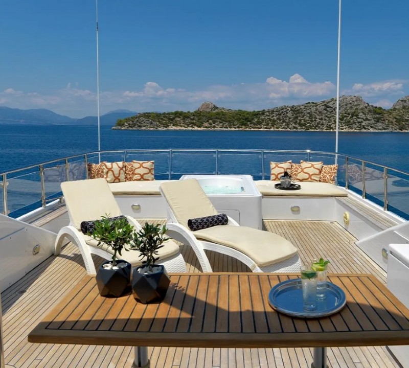 Exterior Relaxation Area With Sea Views
