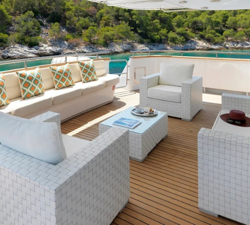 Exterior Relaxation Area With Sea Views