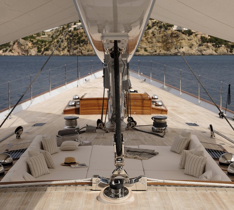 Foredeck Lounging Area