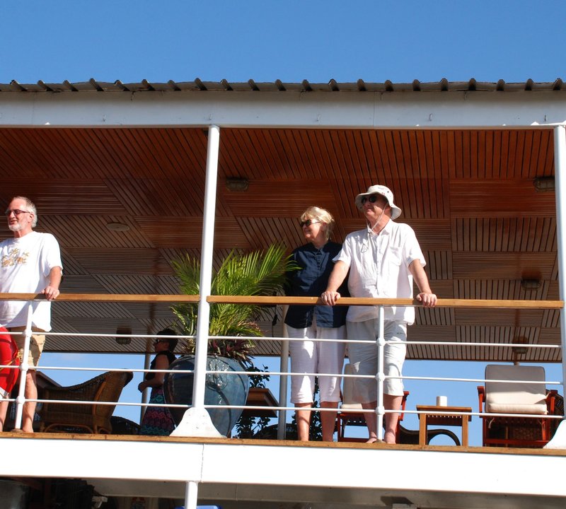 Guests Aboard ZAWGYI River Yacht