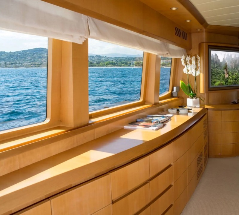Interior Reading Area With Sea Views