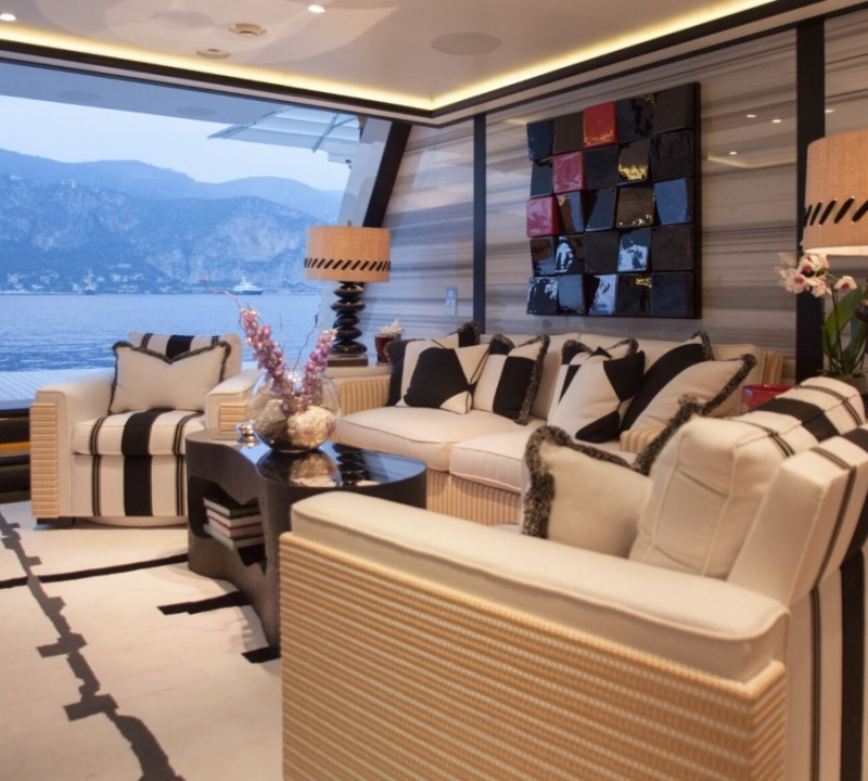 Interior Relaxation Area With Sea Views