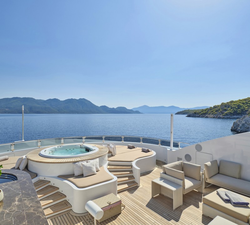 Jacuzzi On Deck