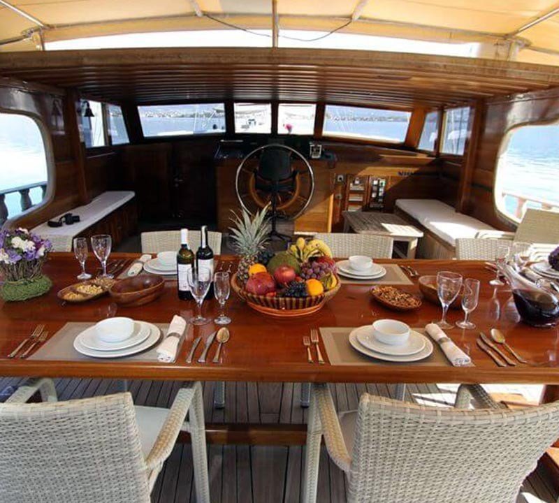 Exterior Dining Set Up