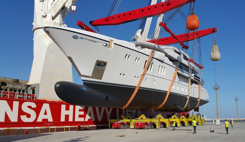 Launch of Sunrise 63 Superyacht IRIMARI with naval architecture by Unique Yacht Design