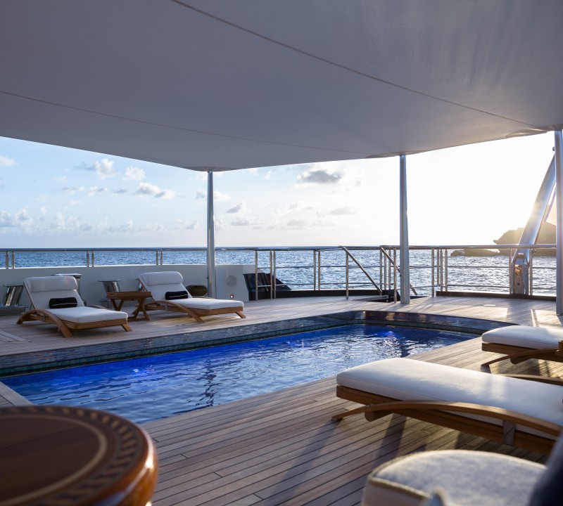 Luxury Pool On The Aft Deck
