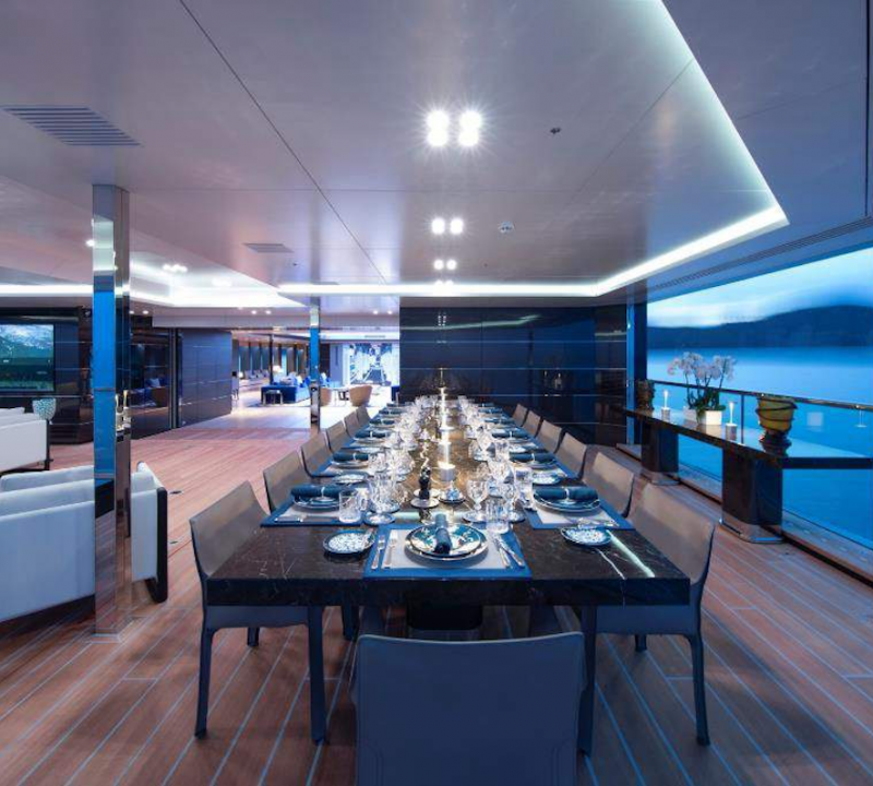 Aft Deck Dining Area