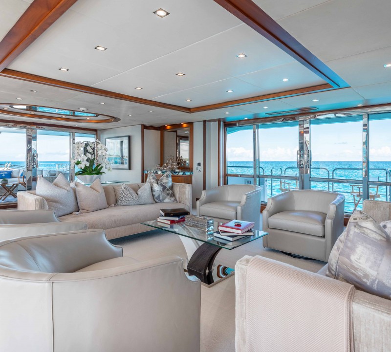 Main Salon Looking Aft
