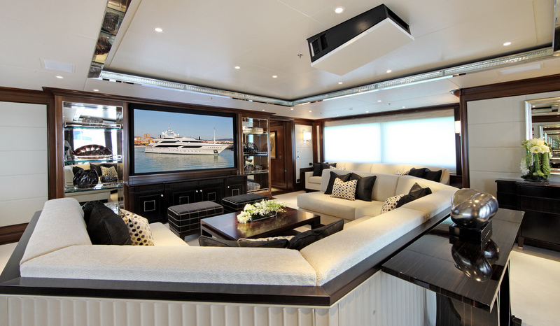 Main TV Room aboard superyacht Seanna by Benetti-001