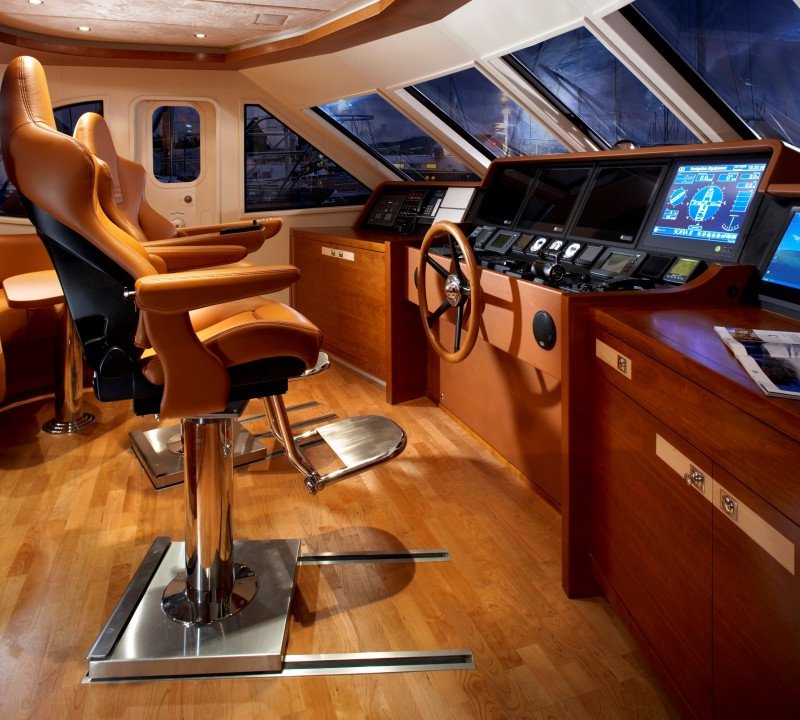 Moonen 97 yacht Sofia II - Wheelhouse