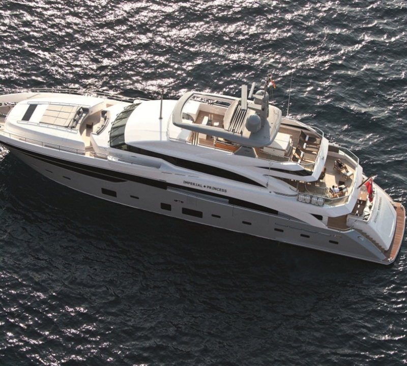 Motor Yacht IMPERIAL PRINCESS BEATRICE From Above