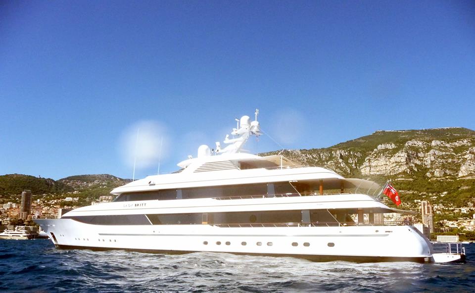 Motor yacht LADY BRITT - Photo by Dirk-Jan Vermeij and Feadship Fanclub