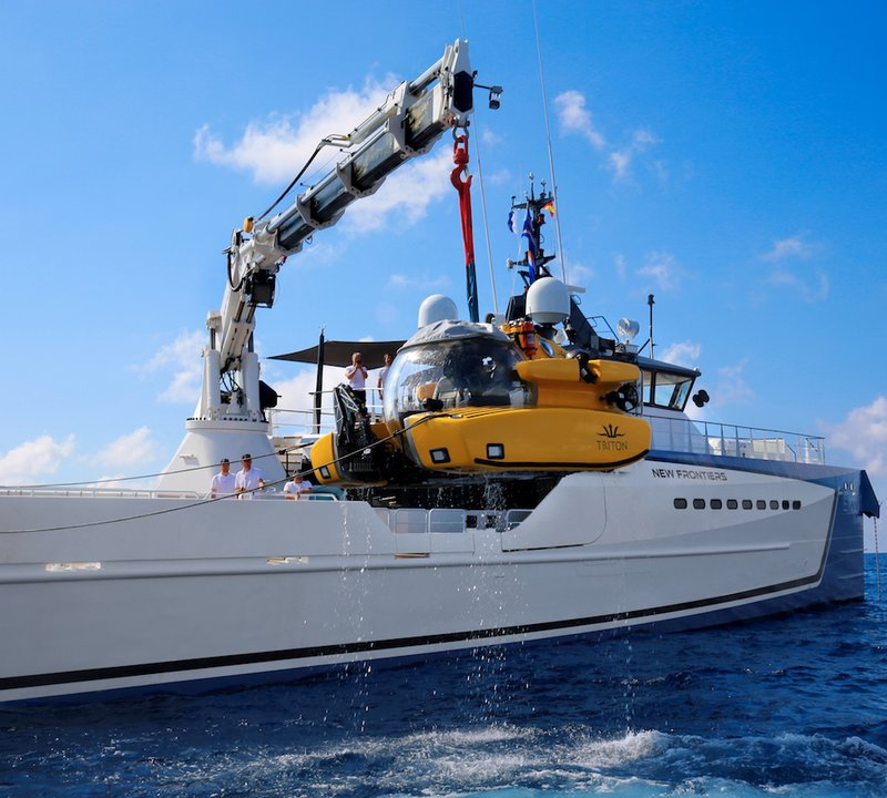 NEW FRONTIERS - Luxury Yacht Support Vessel By DAMEN With Submersible