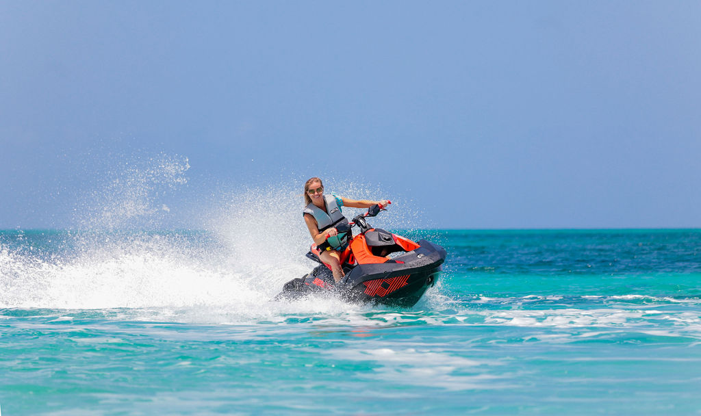 Enjoying The Jetski