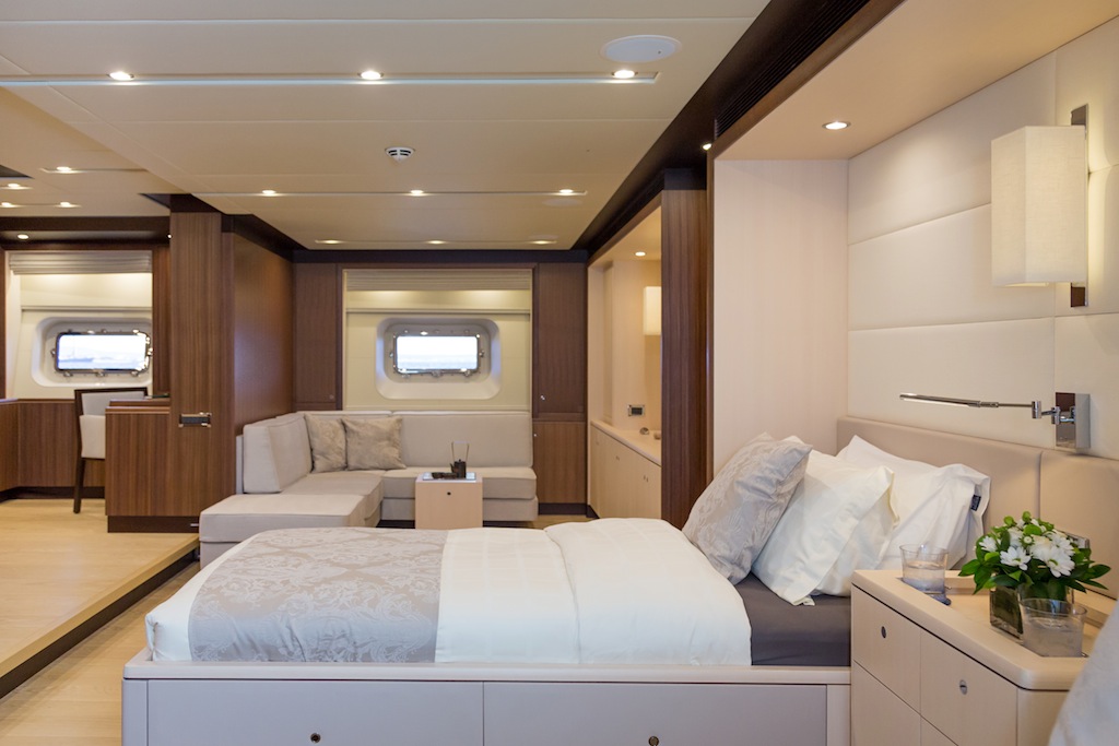 Royal Huisman S:Y Sea Eagle - Photo by Carlo Baroncini Photography - Owner Suite