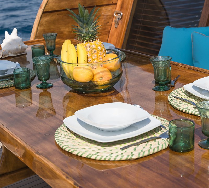 Alfresco Dining Set Up
