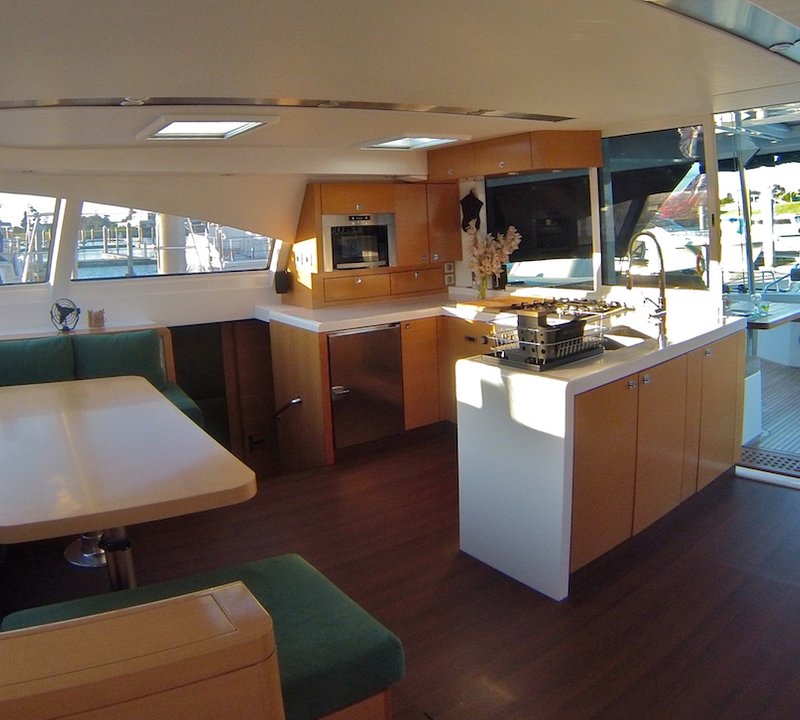 Galley And Dining Area