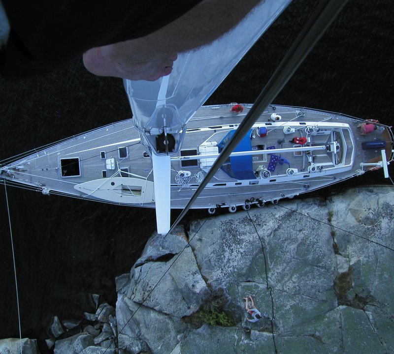 Sail yacht ICHI BAN - From Above