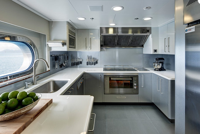 Superyacht CaryAli - Galley