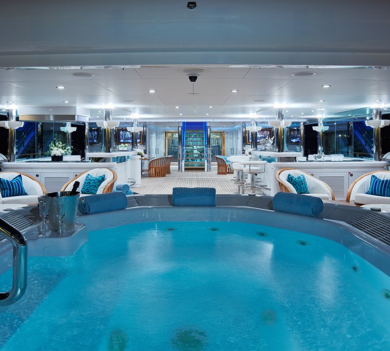 Superyacht PEGASUS V (ex PRINCESS MARIANA) -  Swimming Pool