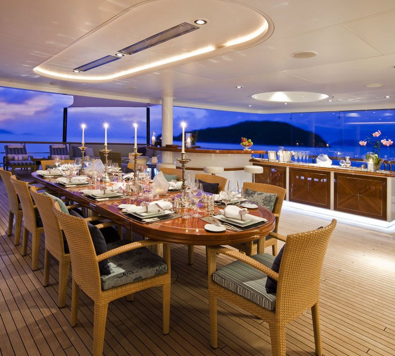 Superyacht POLARSTAR - Al Fresco Dining