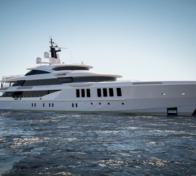 Superyacht Spectre Rendering