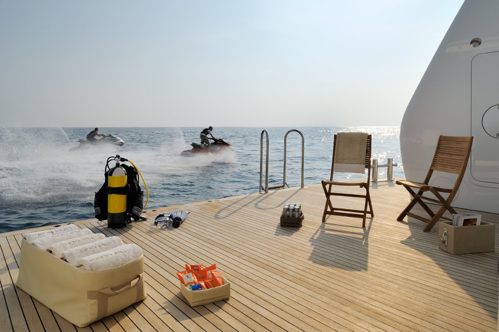 Yacht CAIPIRINHA By Lurssen - Swimming Platform And Water Toys