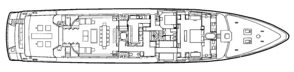 Yacht MARIU - Main Deck