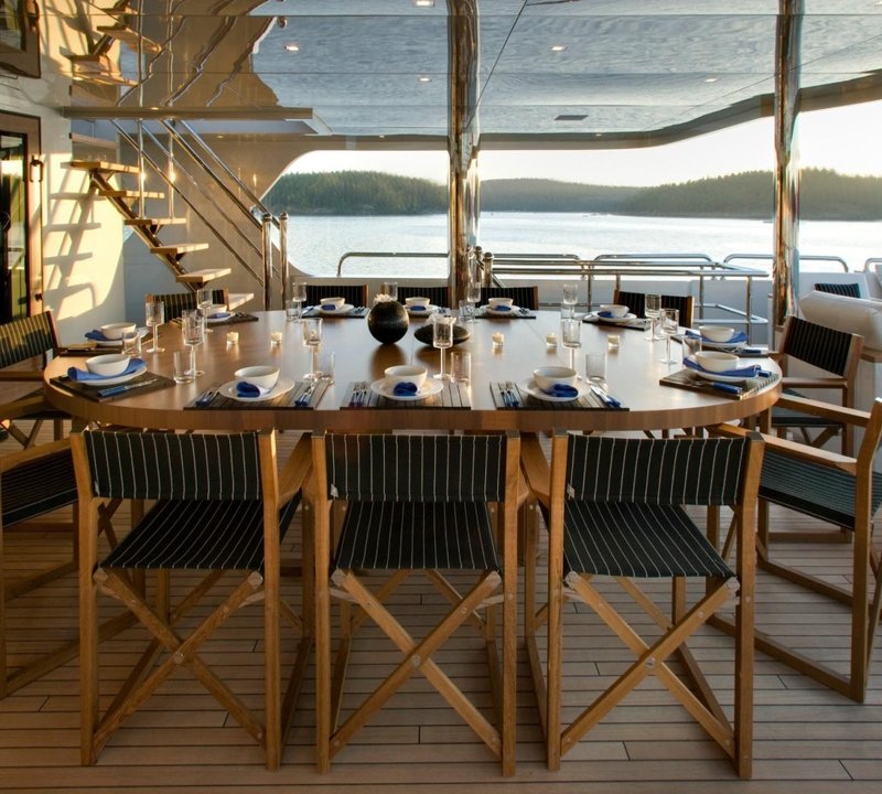 Yacht ODESSA - Al Fresco Dining