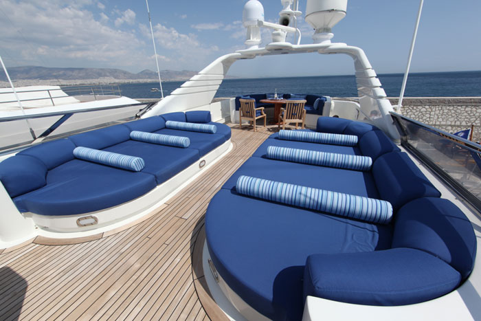 Yacht OPARI - Sundeck Sunpads