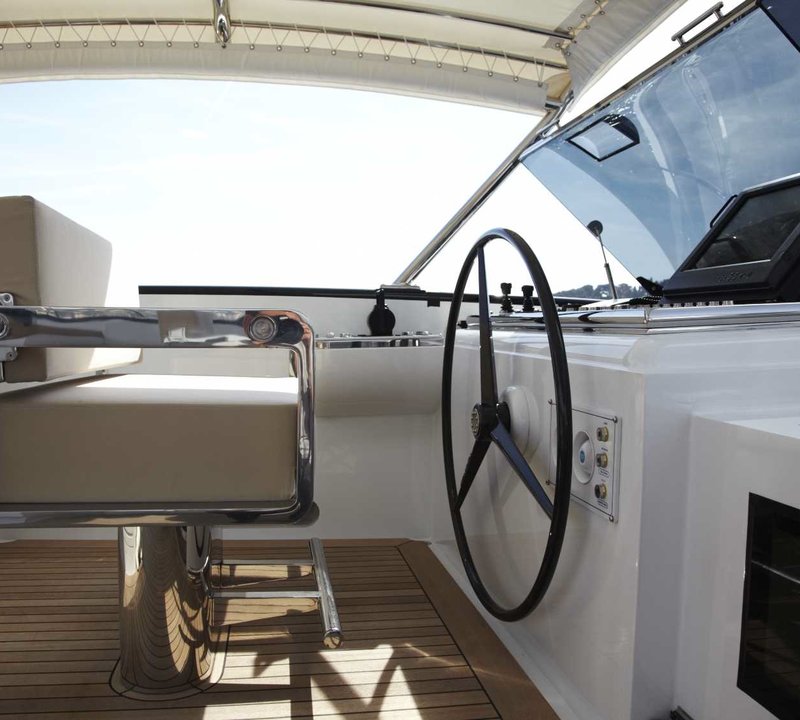 Yacht PANTHALASSA By Perini Navi - Dusk - Flybridge Helm