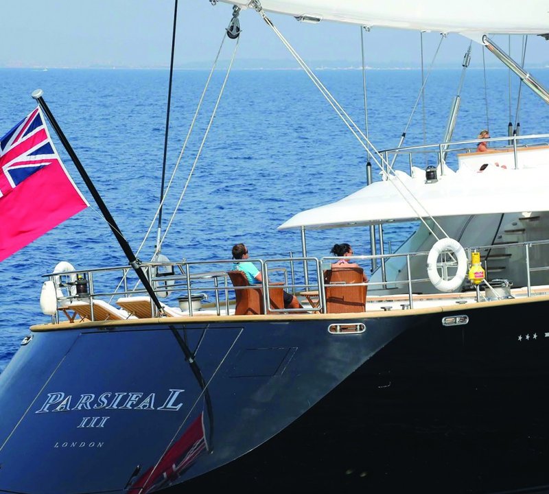 Yacht PARSIFAL III By Perini Navi - Aft Deck Sailing