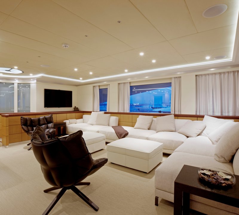 Yacht QUARANTA By Curvelle - Salon Interior
