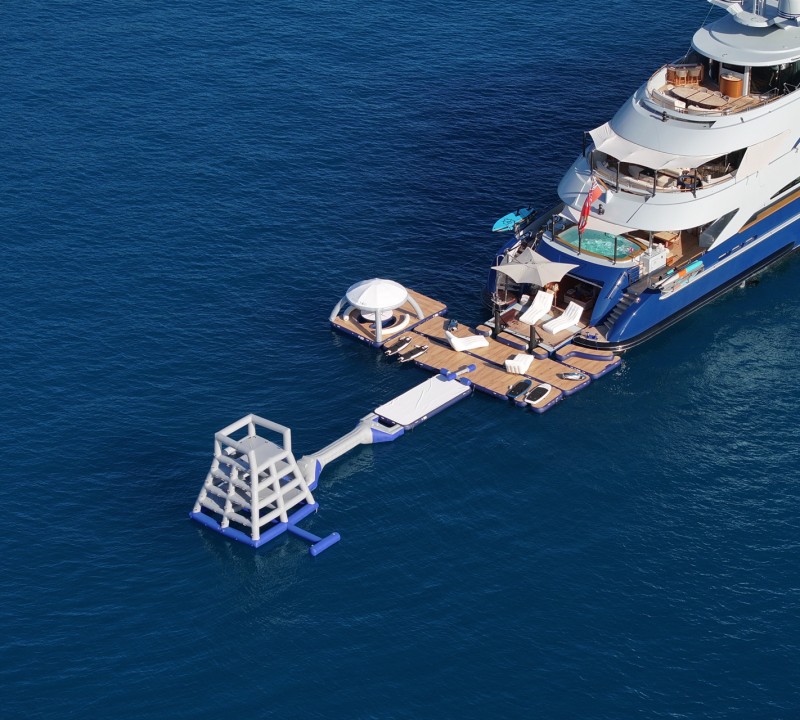 Yacht In The Mediterranean