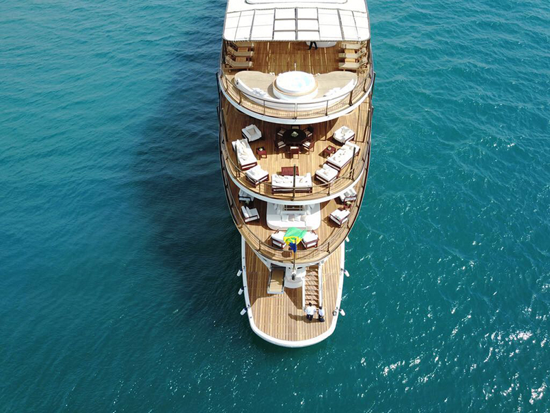 Aft Decks Aerial View