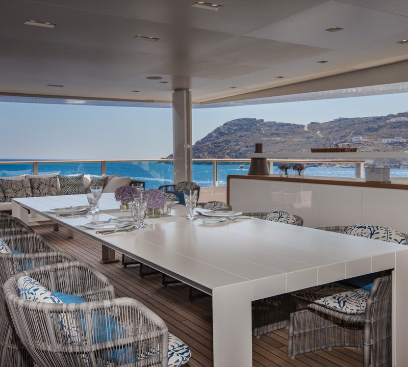 Aft Upper Deck Al Fresco Dining