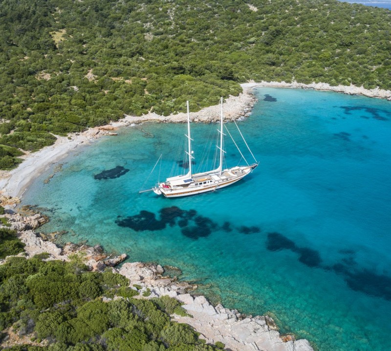 At Anchor In A Bay