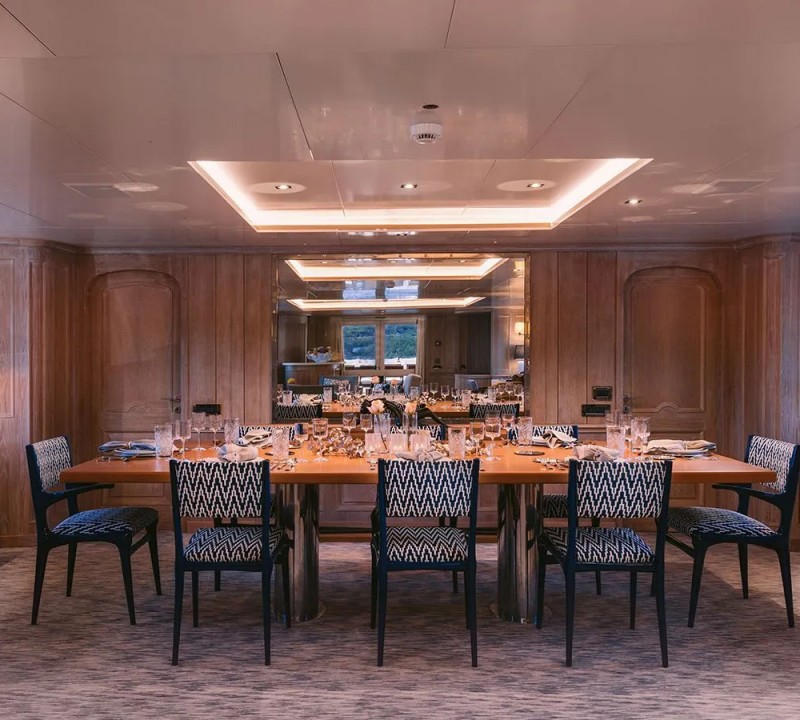 Dining Area In The Saloon