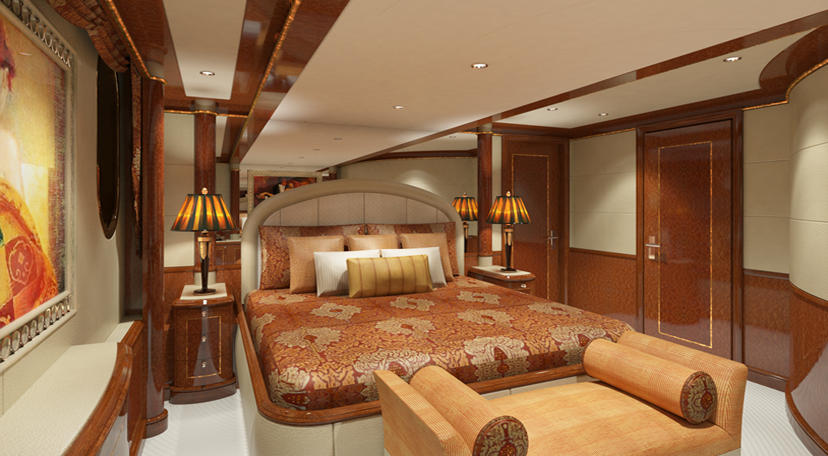 Double Bed In Large Cabin