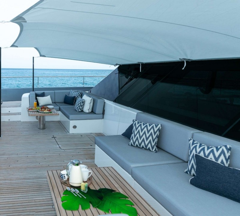 Exterior Relaxation Area With Sea Views