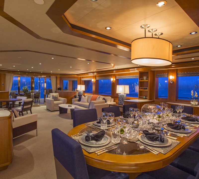 Formal Dining Area In The Saloon