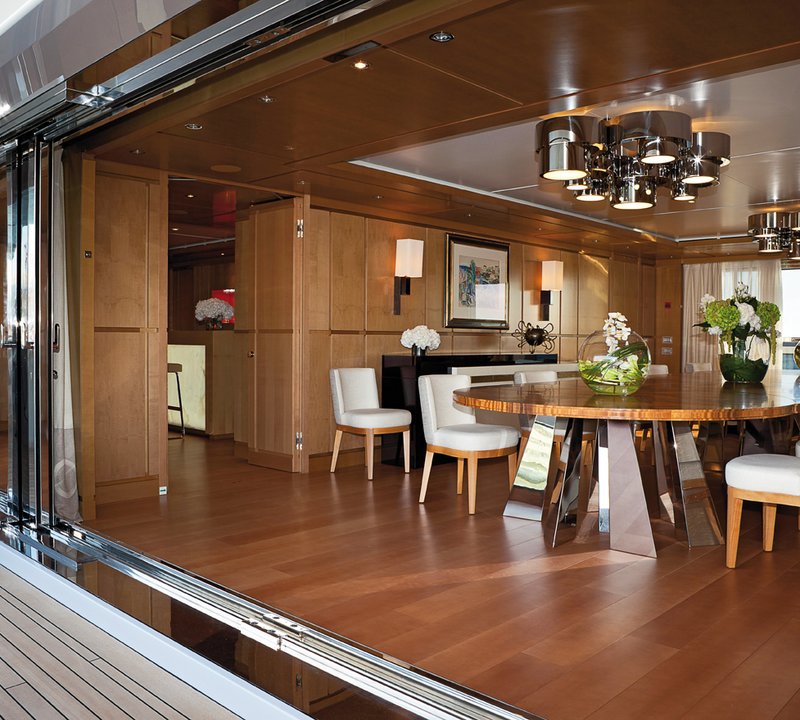 Formal Dining Area On The Main Deck