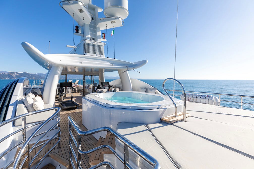 Jacuzzi On Sun Deck