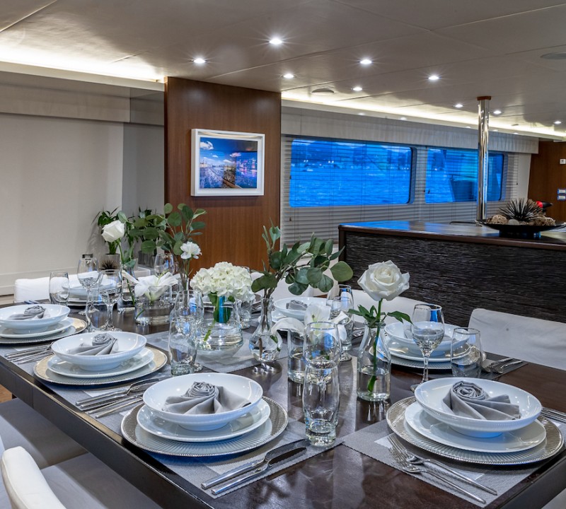 Main Dining Area - Table Set Up