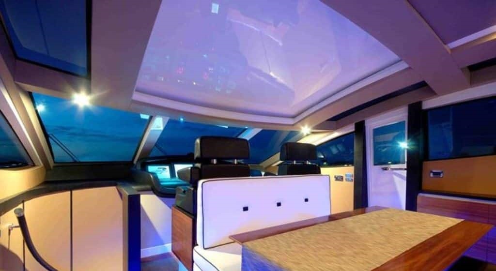 Seating Behind Helm